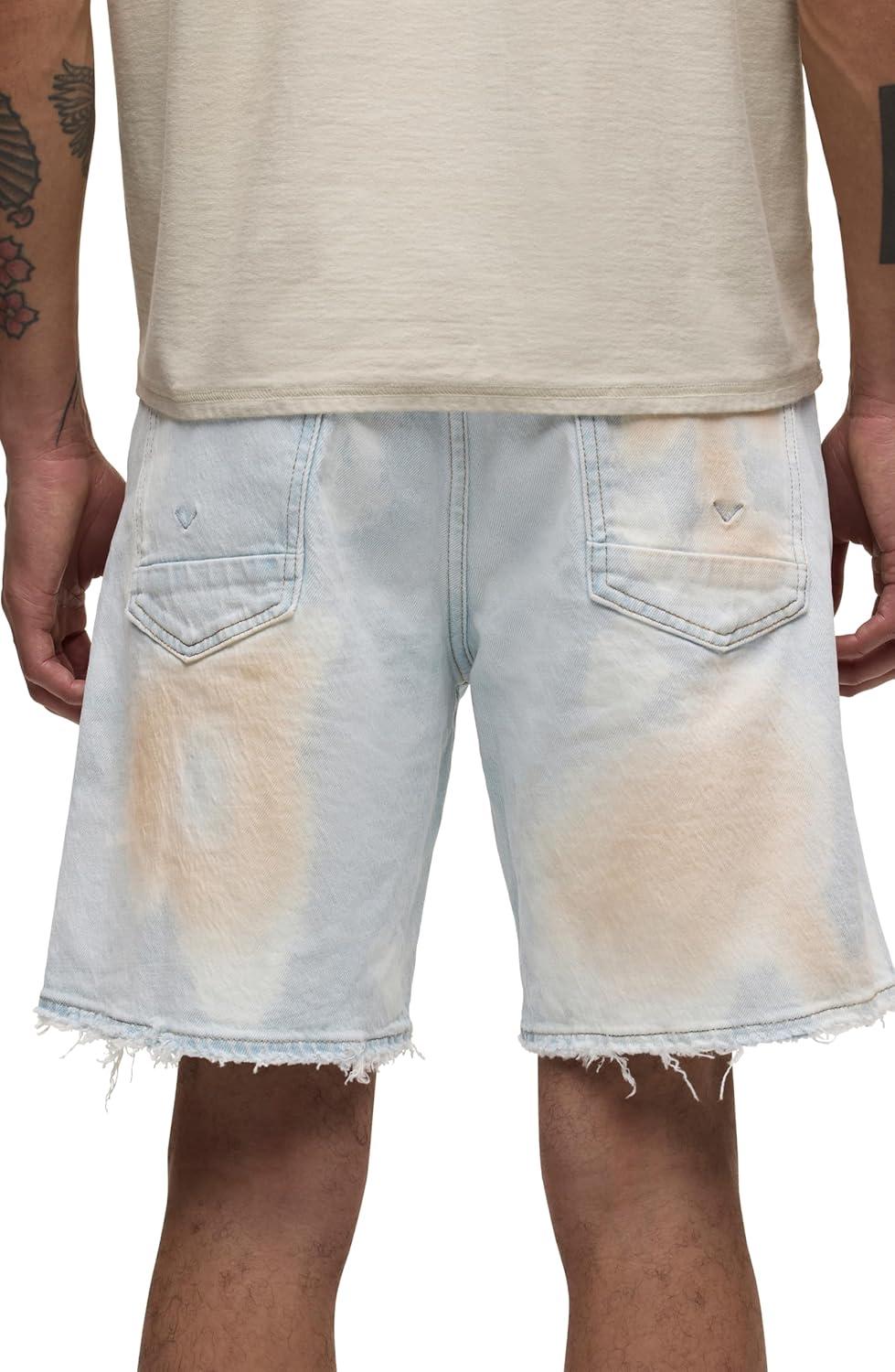 image:imageHUDSON Mens Clint Relaxed ShortBleached Cloud