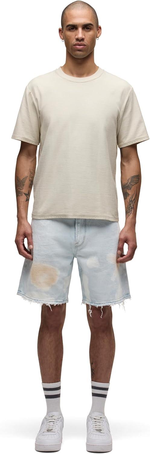 image:imageHUDSON Mens Clint Relaxed ShortBleached Cloud