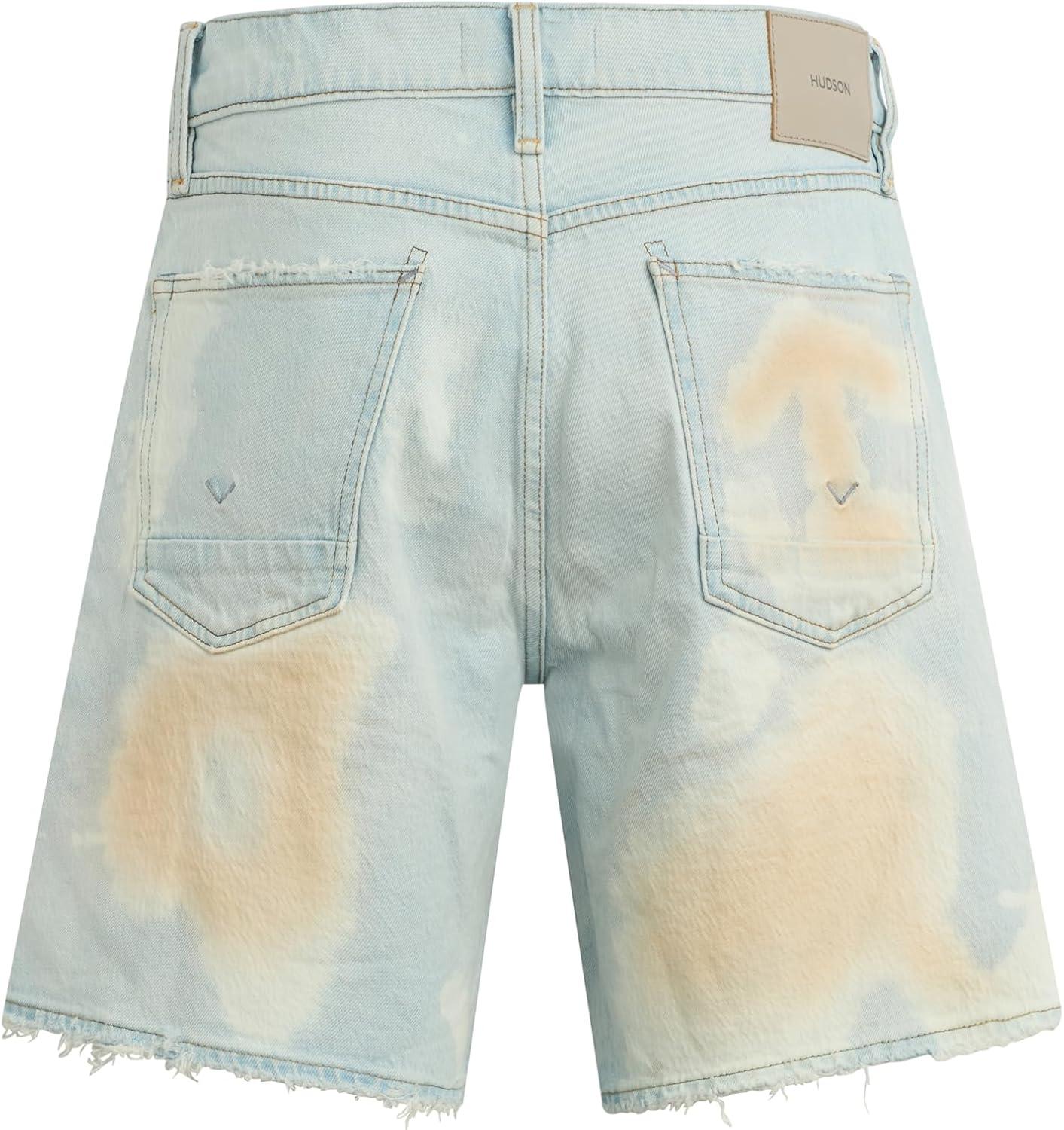 image:imageHUDSON Mens Clint Relaxed ShortBleached Cloud