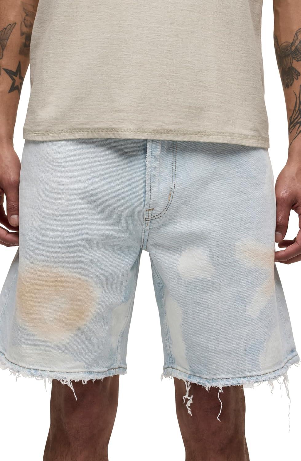 image:imageHUDSON Mens Clint Relaxed ShortBleached Cloud