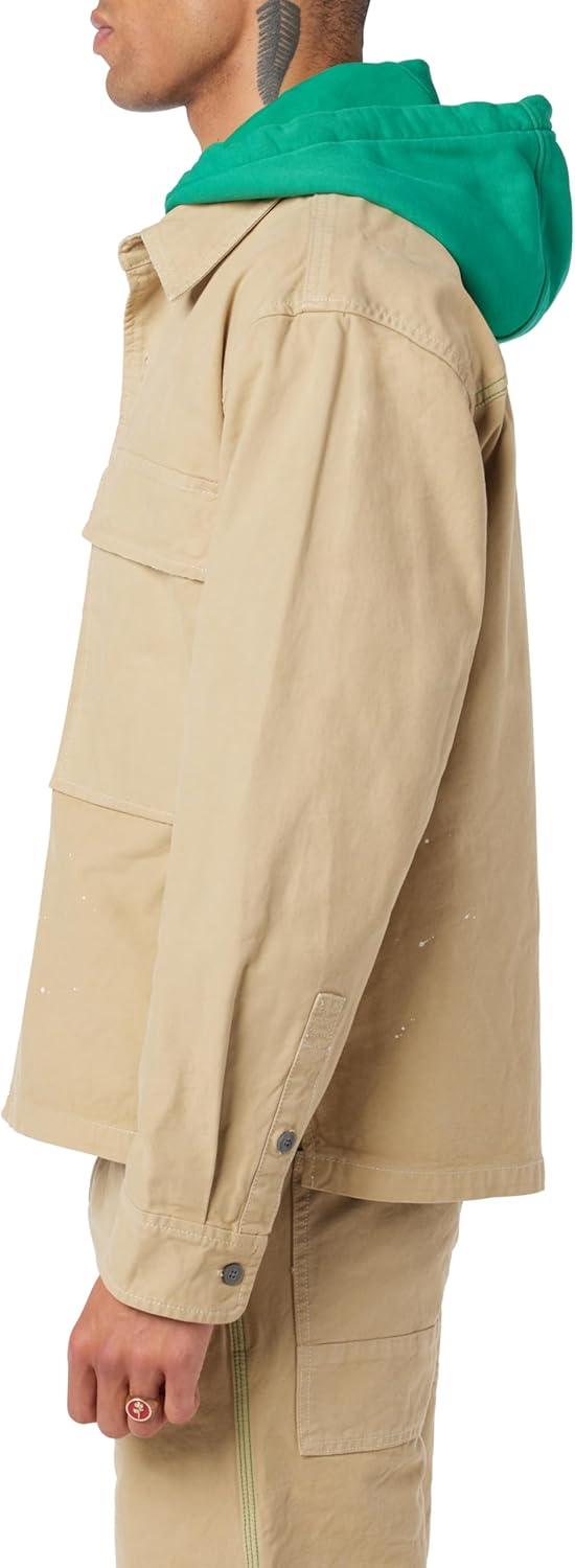 image:imageHUDSON Mens Shirt JacketWork Khaki