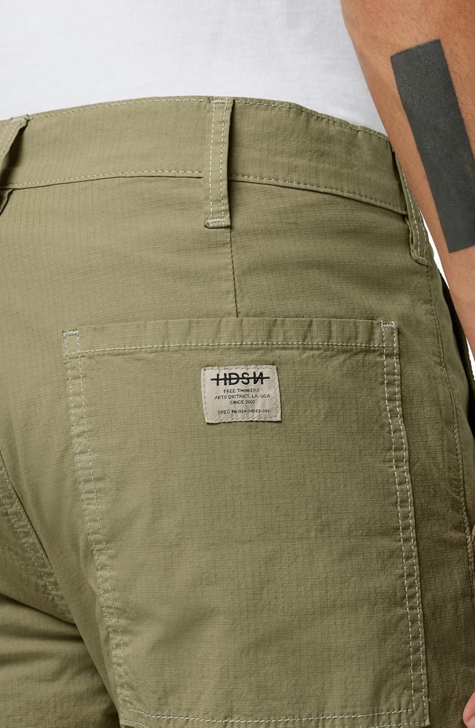 image:imageHUDSON Mens Walker Cargo Kick FlareRipstop Army