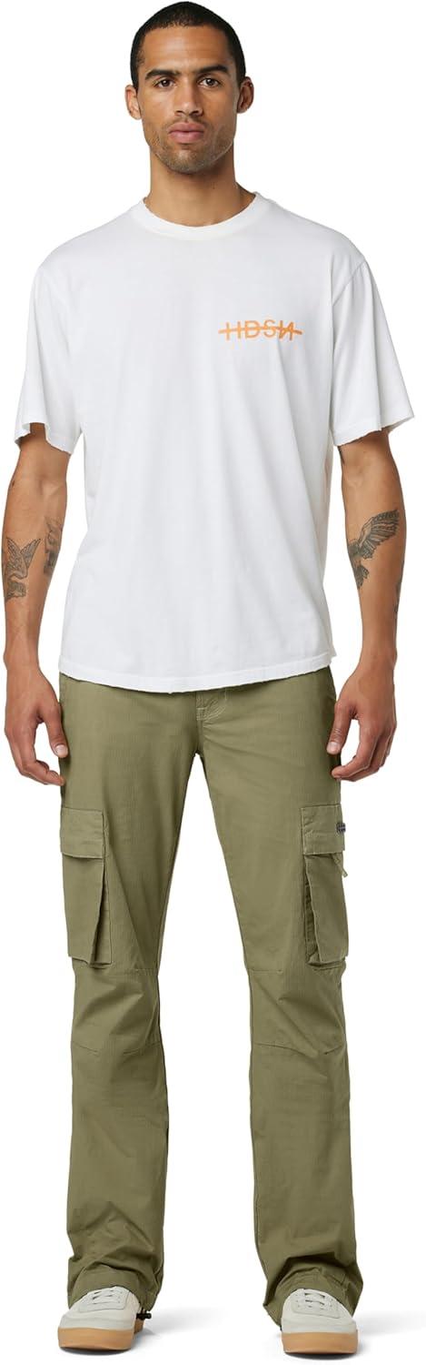 image:imageHUDSON Mens Walker Cargo Kick FlareRipstop Army