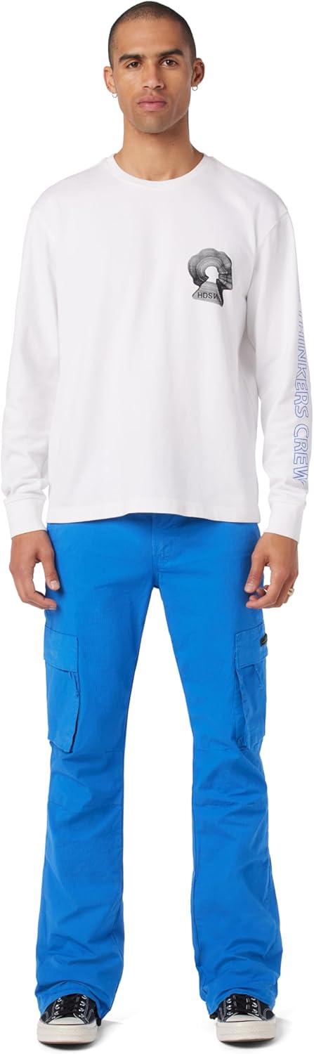 image:imageHUDSON Mens Walker Cargo Kick FlareRipstop Blue