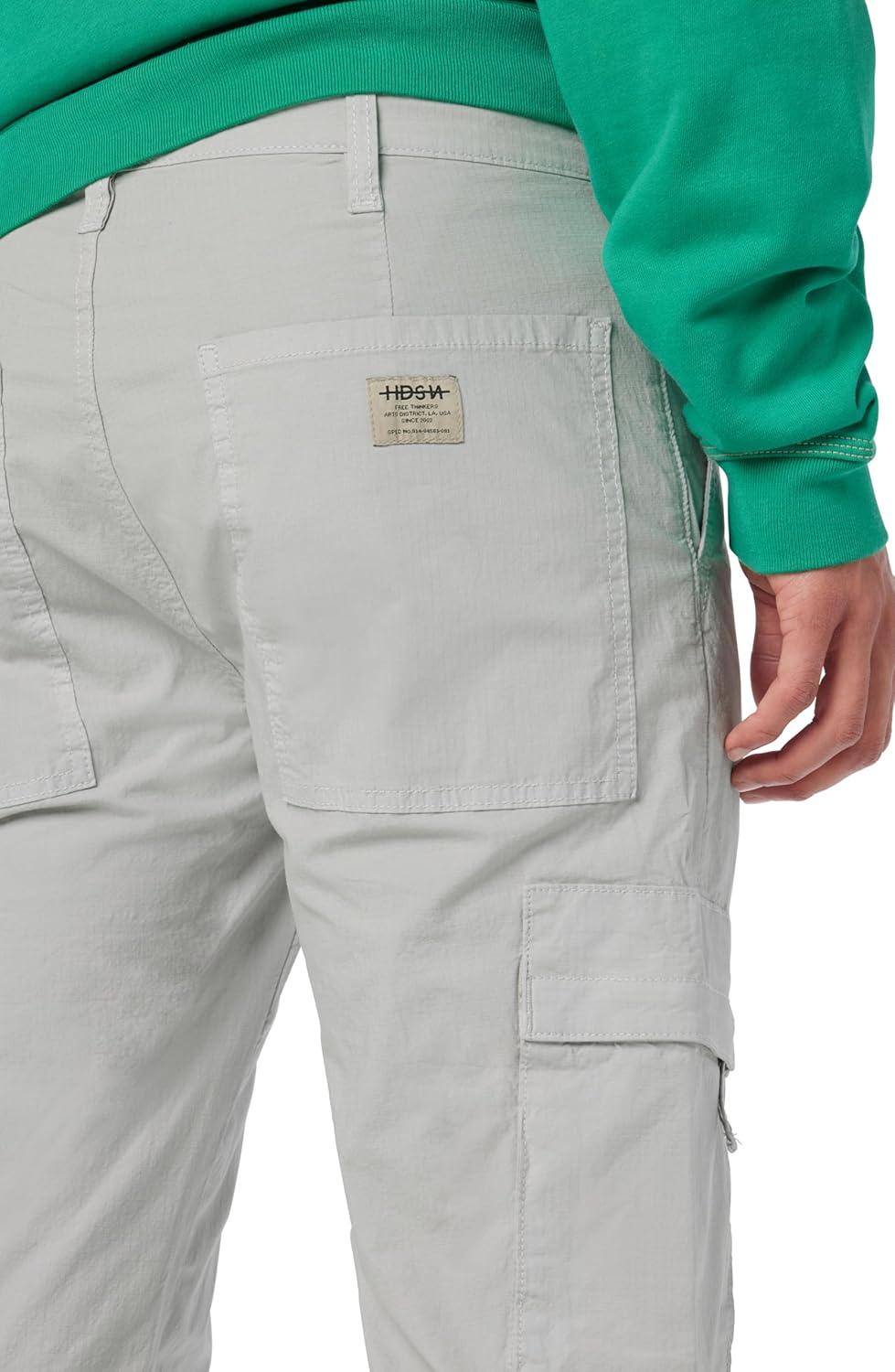 image:imageHUDSON Mens Walker Cargo Kick FlareRipstop Grey