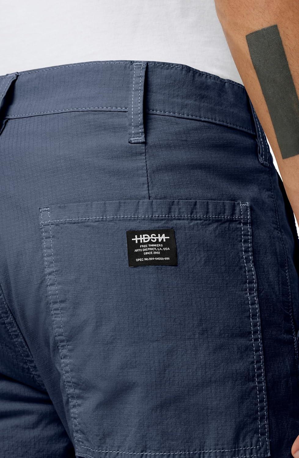 image:imageHUDSON Mens Walker Cargo Kick FlareRipstop Navy