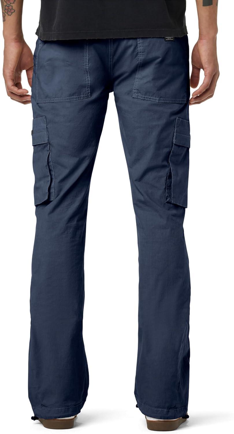 image:imageHUDSON Mens Walker Cargo Kick FlareRipstop Navy