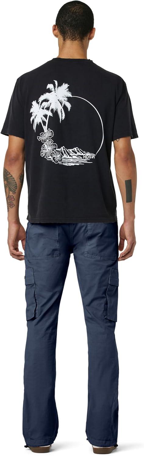 image:imageHUDSON Mens Walker Cargo Kick FlareRipstop Navy