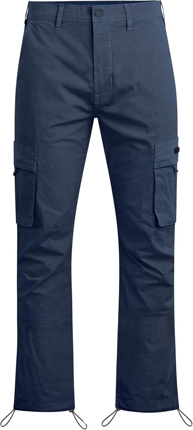 image:imageHUDSON Mens Walker Cargo Kick FlareRipstop Navy