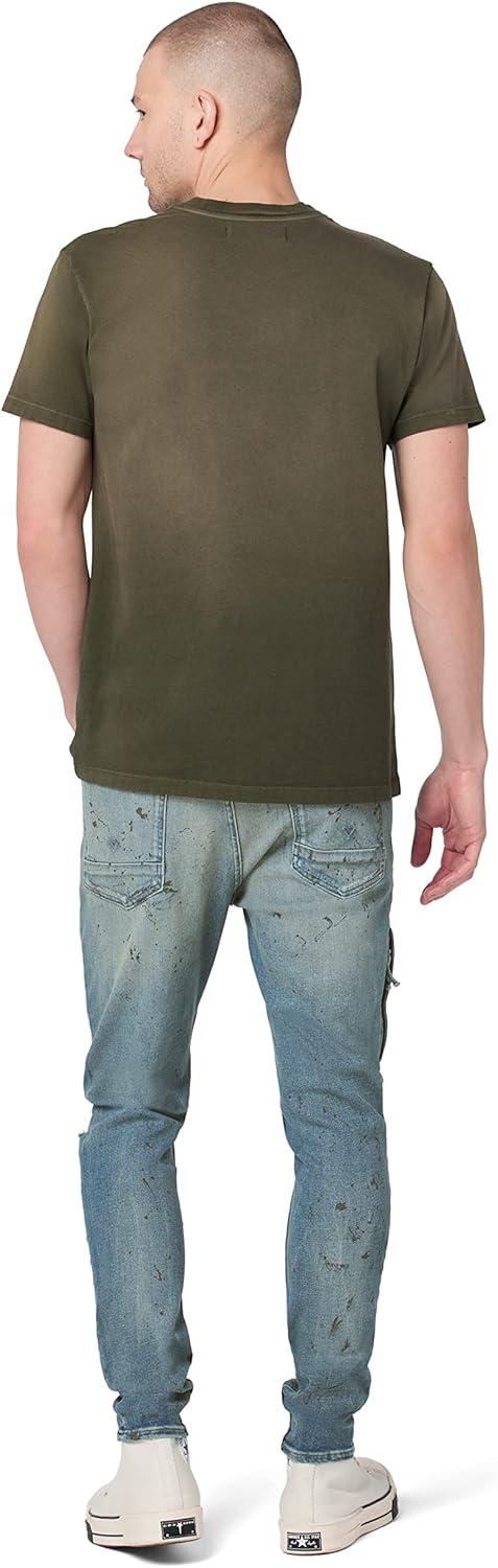 image:imageHudson Mens Zack Side Zip JeanGrey Splatter