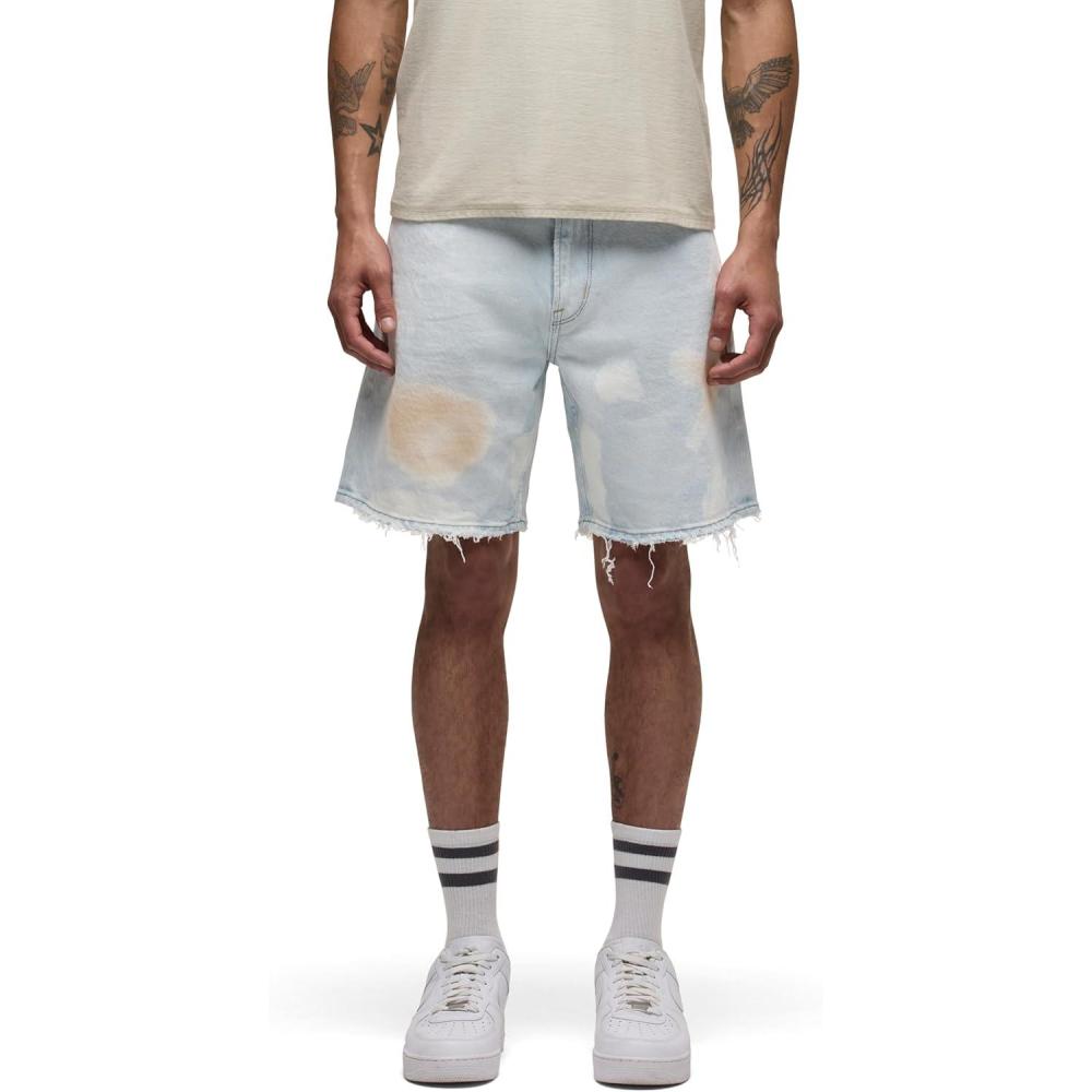 image:imageHUDSON Mens Clint Relaxed ShortBleached Cloud