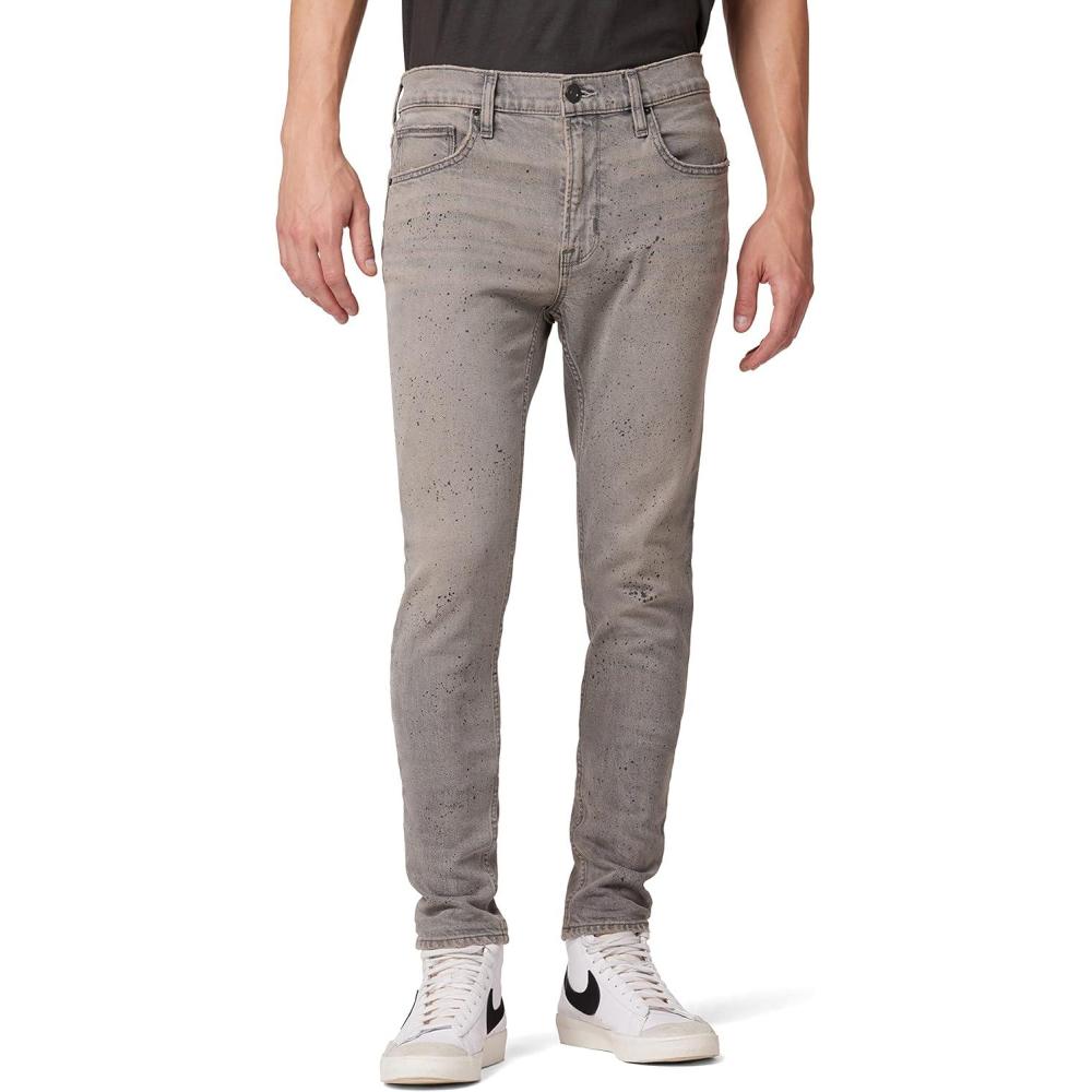 image:imageHudson Mens Zack Side Zip JeanConfetti Grey