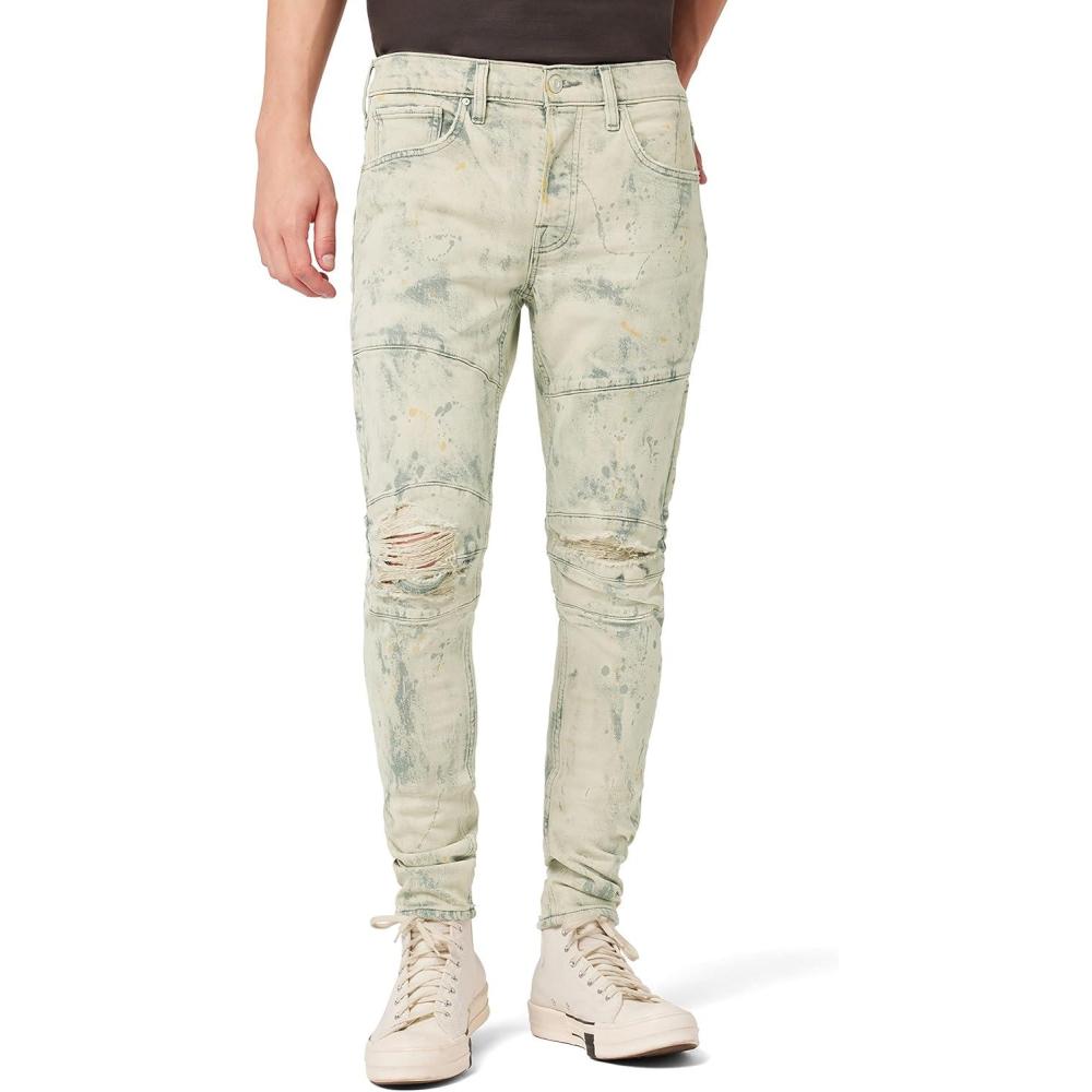 image:imageHudson Mens Zack Side Zip JeanTan Acid