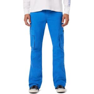 HUDSON Men’s Walker Cargo Kick Flare(Ripstop Blue)