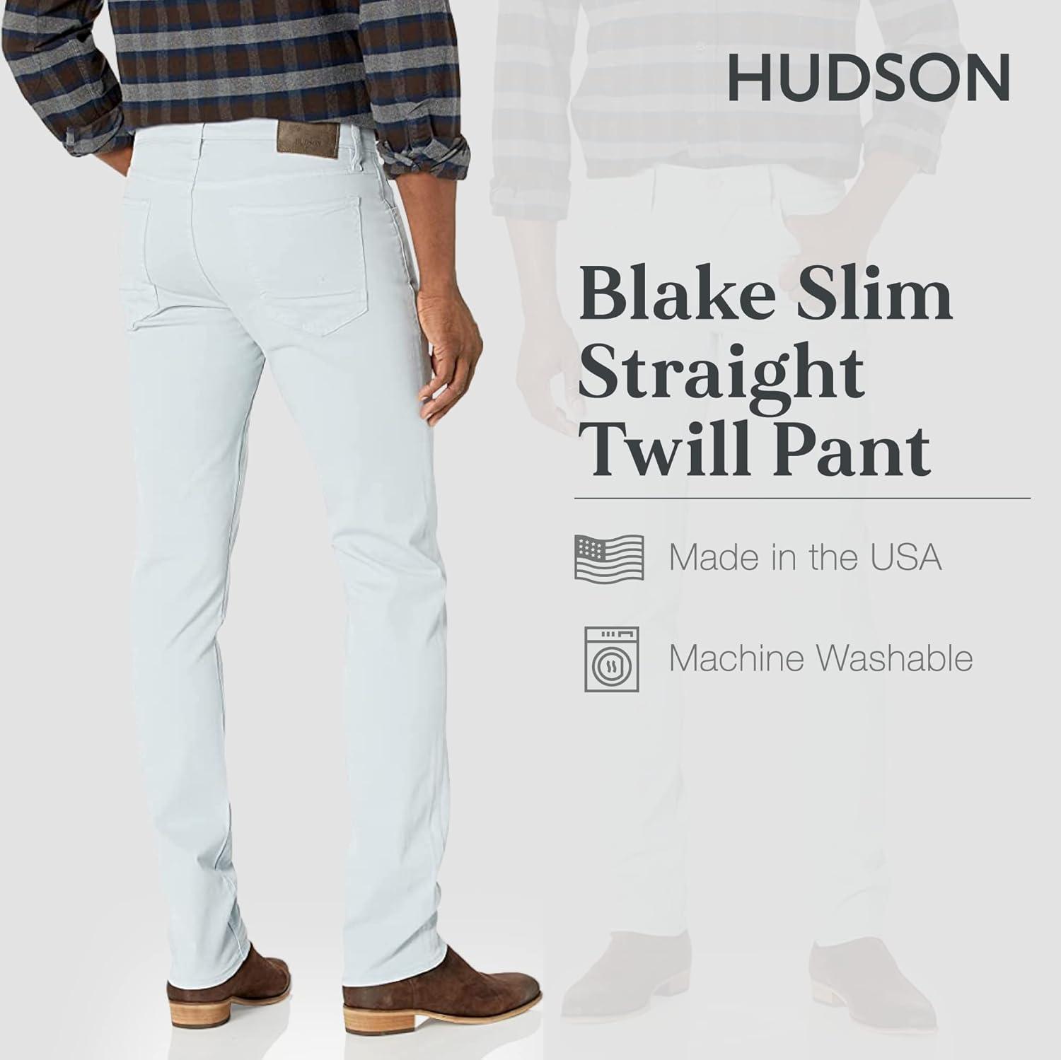 image:imageHudson Mens Blake Slim Straight Leg JeanBlueridge