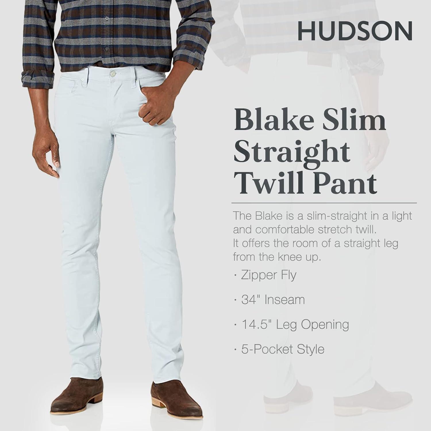 image:imageHudson Mens Blake Slim Straight Leg JeanBlueridge