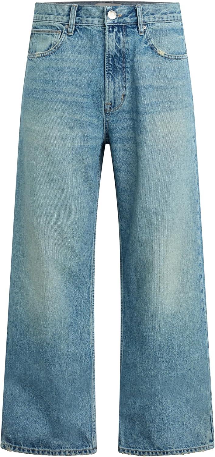 image:imageHudson Mens Luca Loose Fit Wide Leg Denim PantDurham