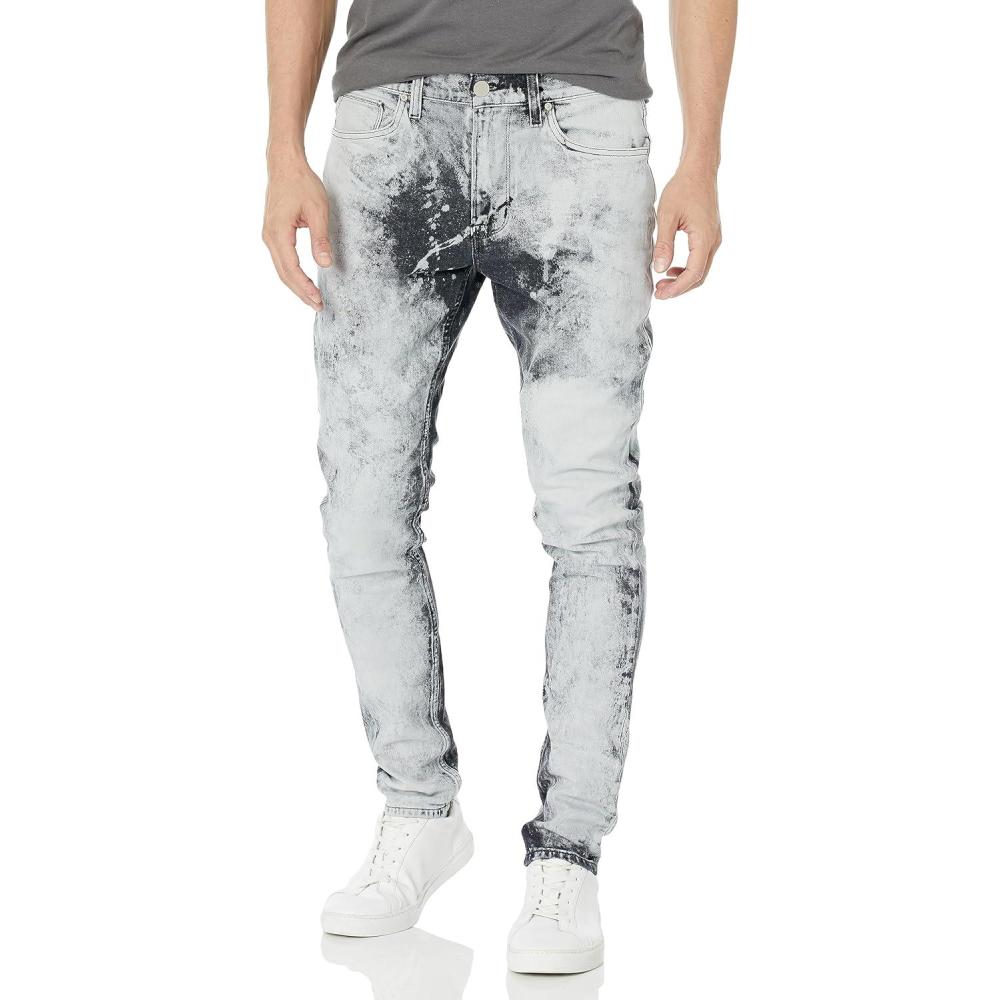 image:imageHUDSON Mens Zack Fashion JeanBleach Black