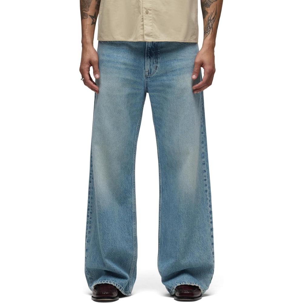 image:imageHudson Mens Luca Loose Fit Wide Leg Denim PantDurham